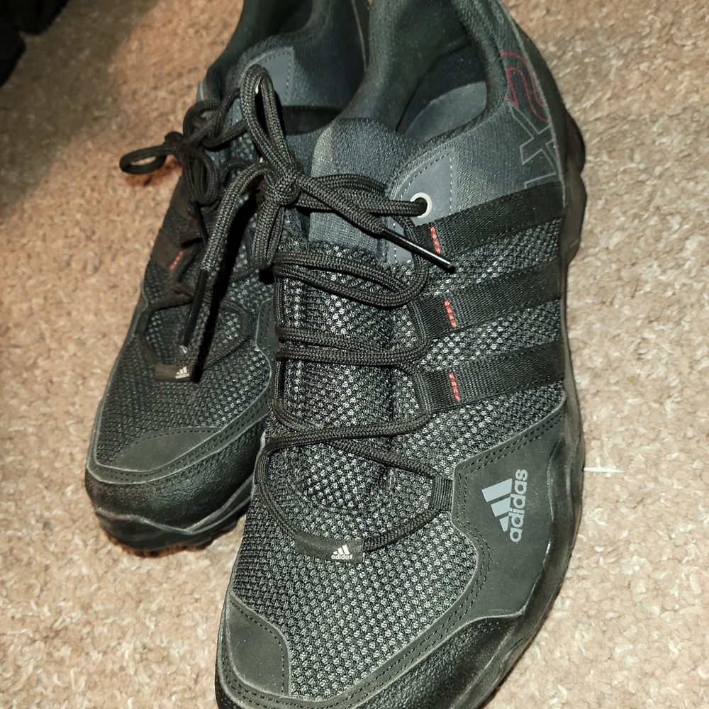 adidas AX2 Traxion Men’s Hiking Shoes – Black/Dark Grey – Size 12 (D67192)